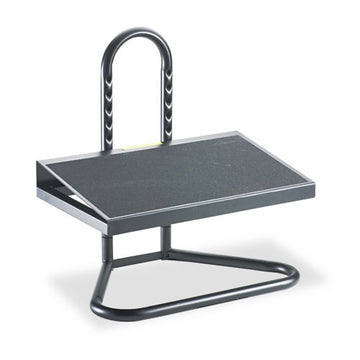 Safco® Task Master Adjustable Height Footrest, 20w X 12d X 5.5 To 15h, Black freeshipping - TVN Wholesale